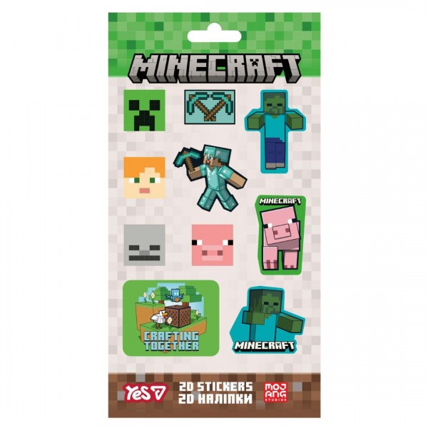 259540 Набір наліпок 2D Yes "Minecraft"