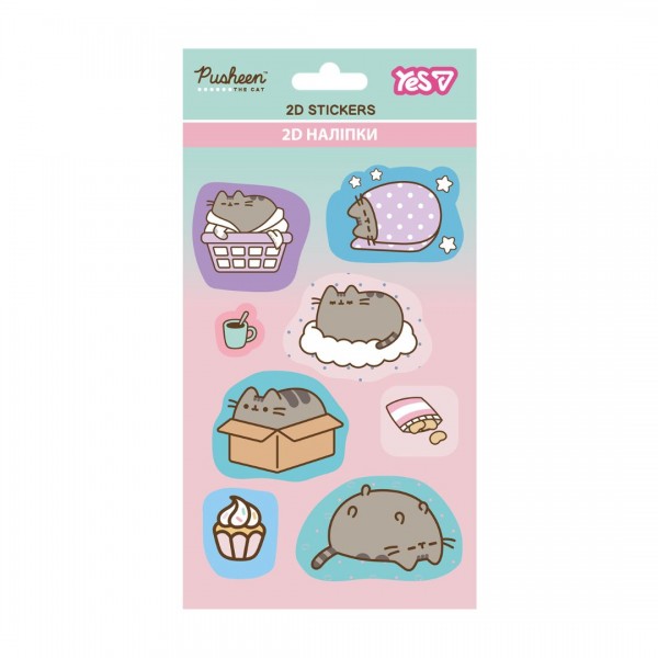259541 Набір наліпок 2D Yes "Pusheen.Snacks"