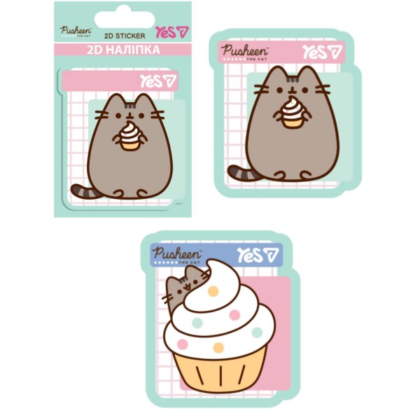 259559 Наліпка 2D Yes "Pusheen Cake"