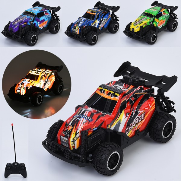 246520 Машина 666-148-149P радіокер., 17см, 1:24, світло, корпус не б'ється, гум. колеса, 2 види, бат.,кор.