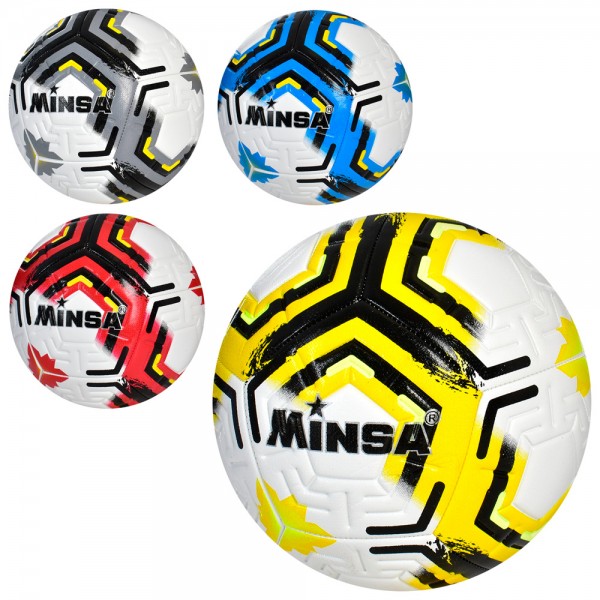 137780 М'яч футбольний MS 3469 розмір 5, TPE, 400-420г, 4 кольори, кул.
