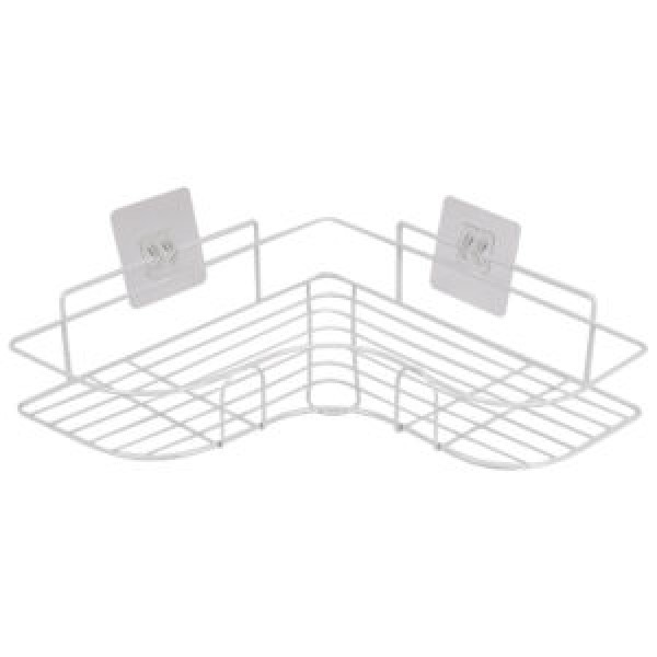 160586 Полиця до ванної кутова "Modern Home" 26*26*6 см., R33674-W