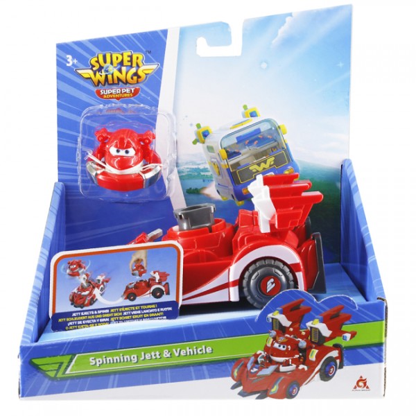 173533 Ігровий набір Super Wings Spinning Vehicle Джетт (Jett)