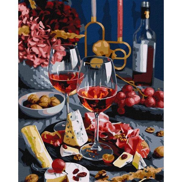 151969 Набір для розпису по номерах. "Вишукана насолода" 40х50см
