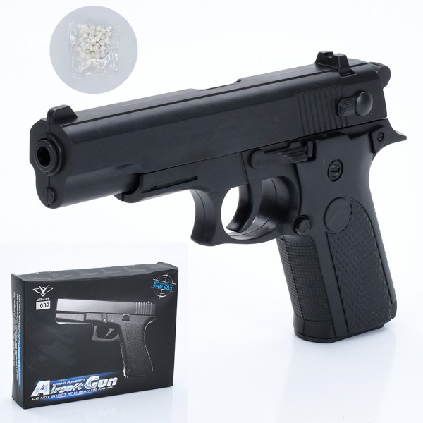 244284 Пістолет 037 пластикові кулі, кор., 23-17-4,5 см.