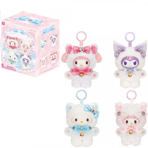 250014 М’яка іграшка-сюрприз на кліпсі POP TOP SANRIO – МРІЯ З БАНТИКОМ