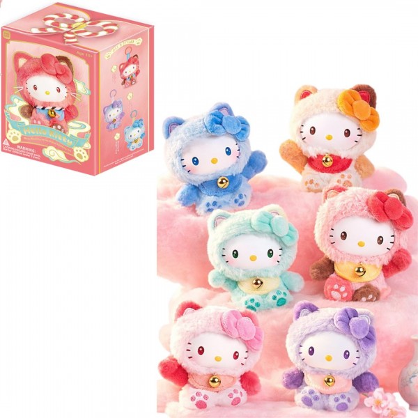 250015 М’яка іграшка-сюрприз на кліпсі POP TOP HELLO KITTY – КАЗКОВІ БАЖАННЯ