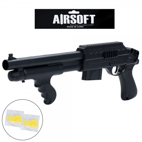 244389 Автомат 0681 53см, пластикові кулі, у пакеті, 21-64-5см