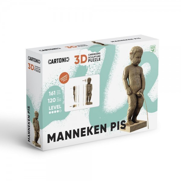 192608 Картонний конструктор "Cartonic 3D Puzzle MANNEKEN PIS"