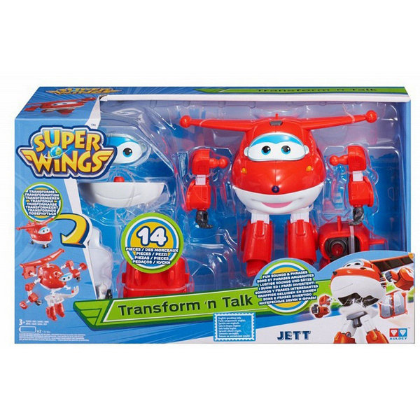 195504 Іграшка трансформер Super Wings Арт. YW710310 Jett, розмов.