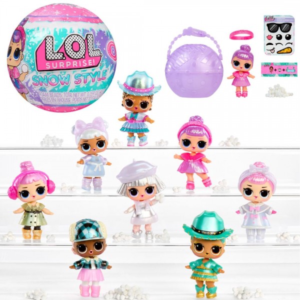 244595 Ігровий набір з лялькою L.O.L. SURPRISE! - СНІЖНИЙ СТИЛЬ (в асорт., у дисп.)