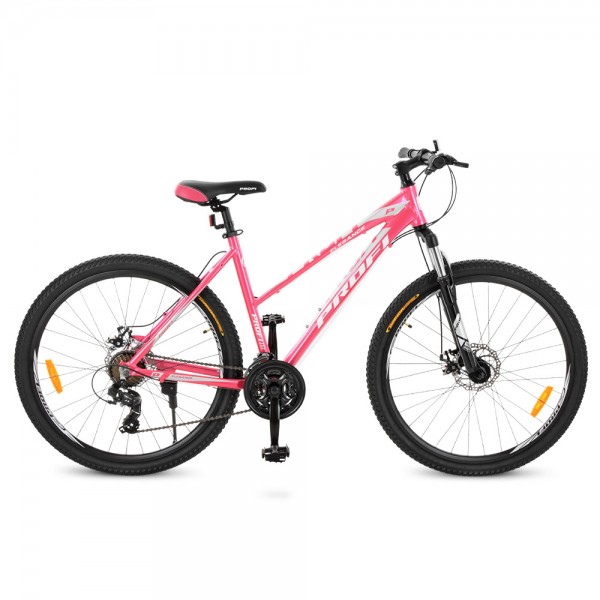 20234 Велосипед 27,5д. G275ELEGANCE A275.1 алюм.рама 18,5", касета, алюм.DB, подвійний обід, рожевий.