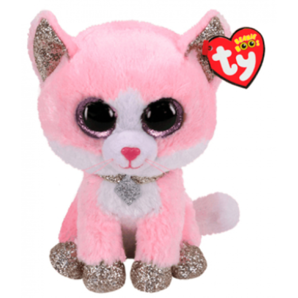 146867 Дитяча іграшка м’яконабивна TY Beanie Boo's 36489 Кіт "FIONA" 25см