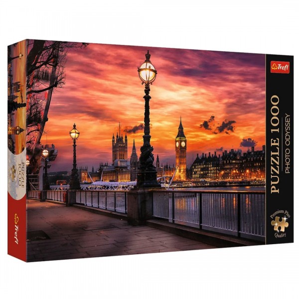 248131 08279 Trefl Пазли "1000 Premium Plus" Фото Одіссея: Біг-Бен, Лондон