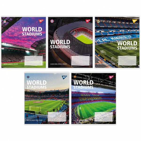 229915 А5/48 лін. Yes World stadium, зошит для записів