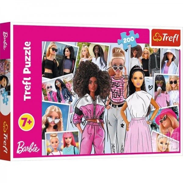 181616 Пазли Trefl 3301 Barbie: Світі Barbie, 200 дет.