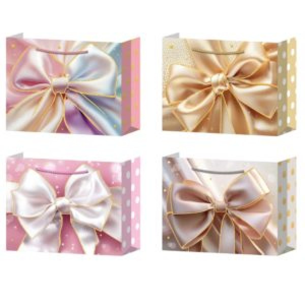 263135 Пакет подарунковий паперовий XL "Silk Bow" 47*36*15см