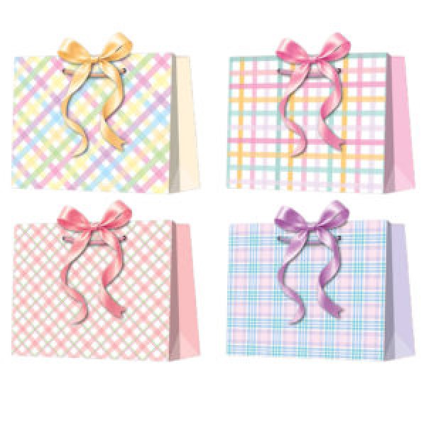 263139 Пакет подарунковий паперовий M "Pastel Bag" 26*32*11см