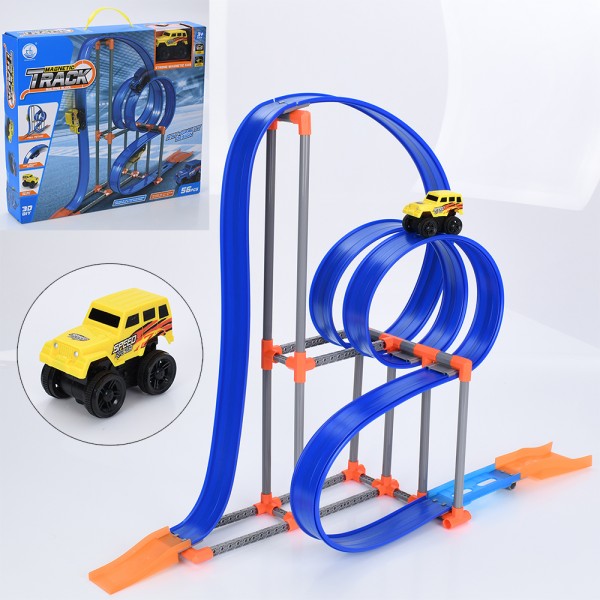 246489 Трек 679-616B 70-32-в62см, оберт 360, машина (інерц., 7,5см), 56дет, в кор., 41-36-7см