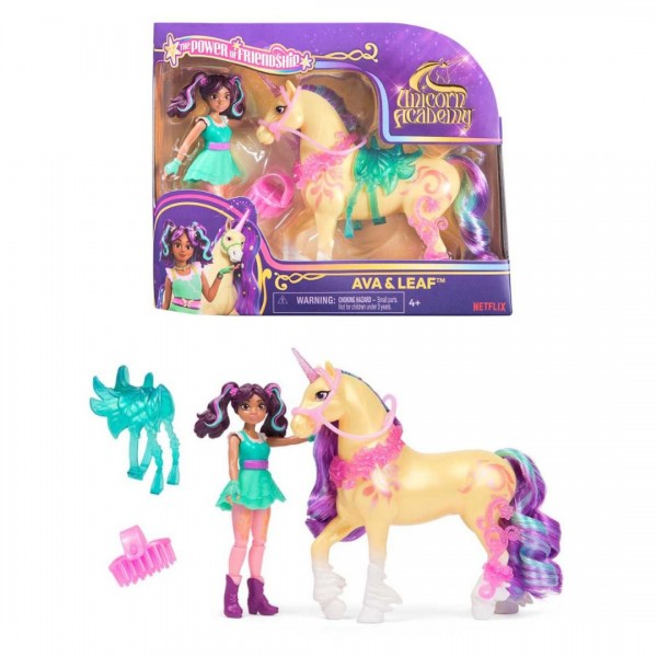 226945 Академія єдинорогів: набір з ляльки та єдинорога «Ейва та Квітка»