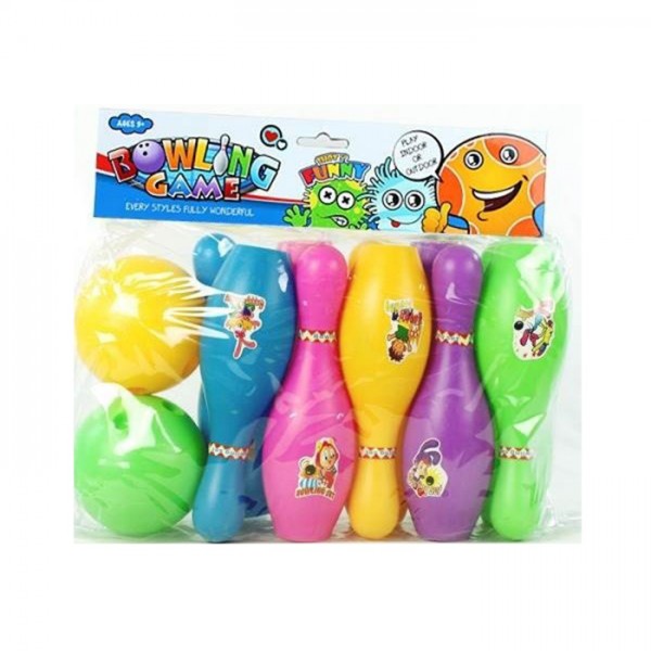 249948 Боулінг MR 1599 кеглі 21см 10шт, куля 10см 2шт, кул., 35-30-10см