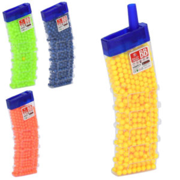 249412 Кулі 1588-047  пластик, 4 кольори, в колбі, 16,5-6-2см