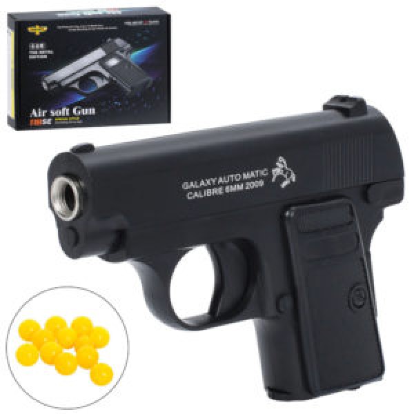 249421 Пістолет 118SE 14см, пластикові кулі, в кор-ці, 19,5-14,5-3,5см