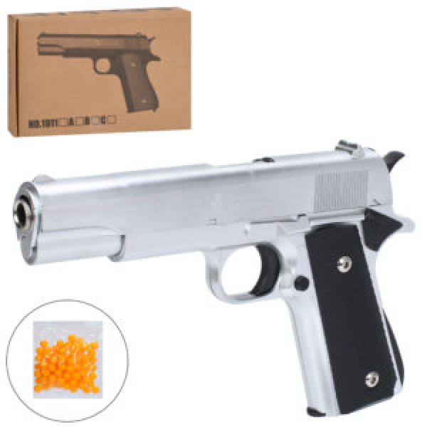 249423 Пістолет 1911A  пластикові кулі, в кор-ці, 25,5-17-4см