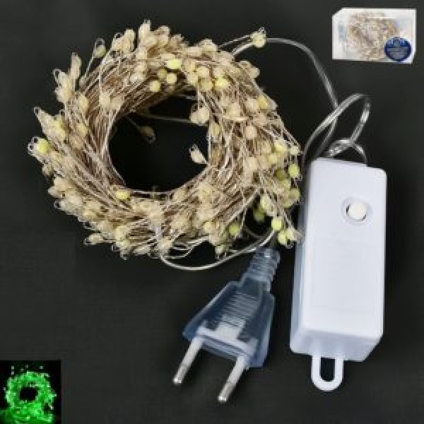 253838 Гірлянда світлодіодна зелена "Роса" 10м 300LED M48256-G