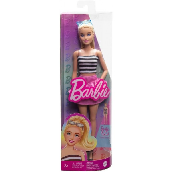 163819 Лялька Barbie "Модниця" в рожевій спідниці з рюшами
