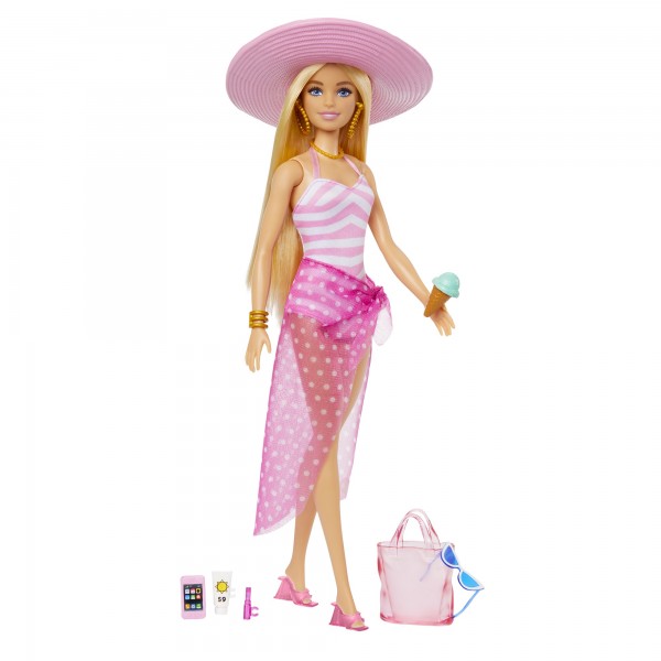 163814 Набір з лялькою Барбі "Пляжна прогулянка" Barbie