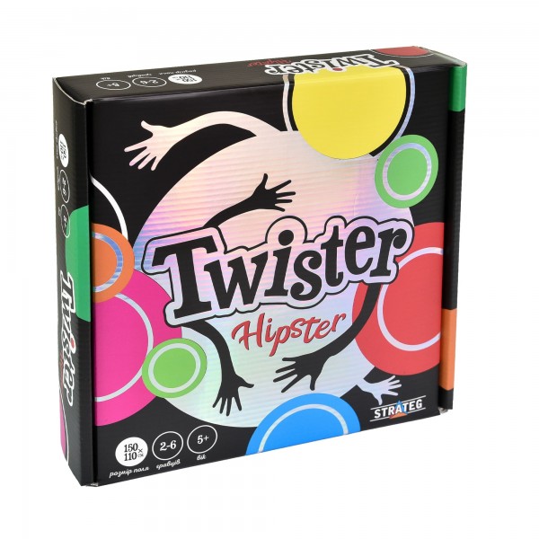 220104 Розважальна гра Strateg Твістер "Twister-hipster" (30628)