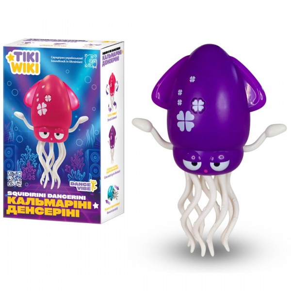 245968 Інтерактивна іграшка TIKI WIKI – КАЛЬМАРІНІ ДЕНСЕРІНІ (світло, українською, пурпуровий)