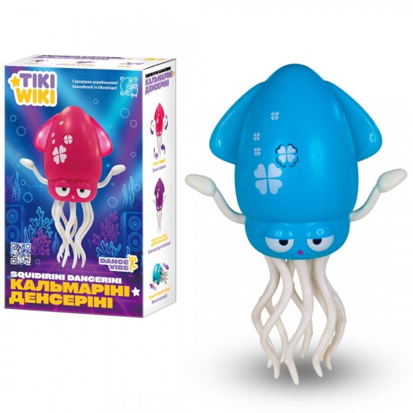 245970 Інтерактивна іграшка TIKI WIKI – КАЛЬМАРІНІ ДЕНСЕРІНІ (світло, українською, бірюзовий)