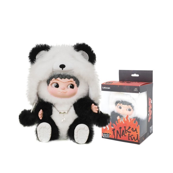 247477 М'яка іграшка лімітована POP TOP Letsvan серії "Wakuku" - ПАНДА