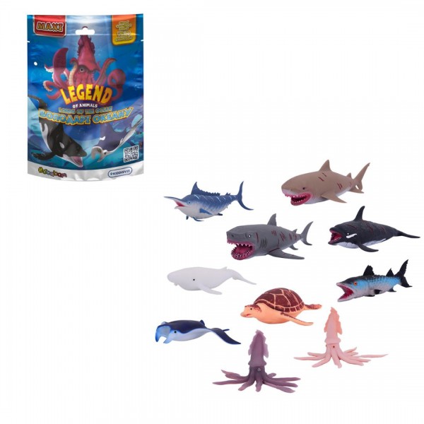 246676 Стретч-іграшка у вигляді тварини – ВОЛОДАРІ ОКЕАНУ (в диспл.)