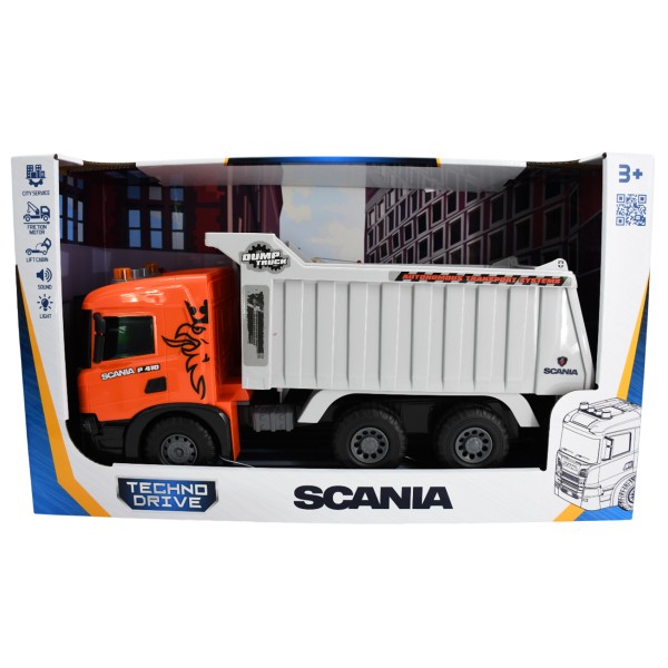 250003 Автомодель серії "Super Big Truck" – САМОСКИД SCANIA (світло, звук)