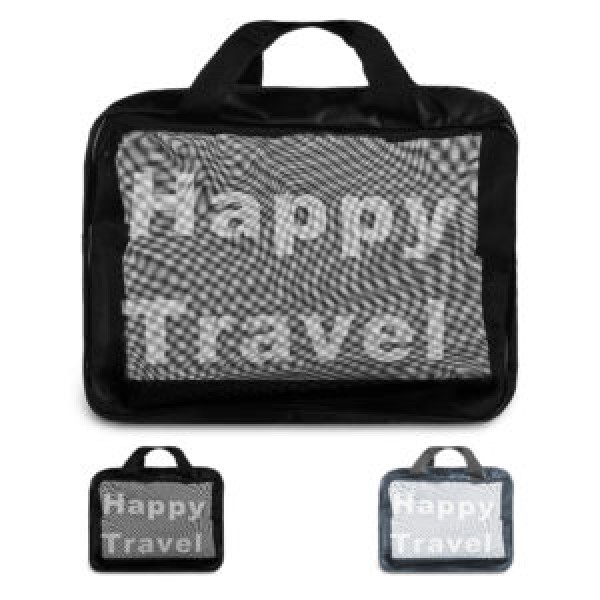 227543 Косметичка дорожня "Happy travel" 26*18*9.5см., R33407