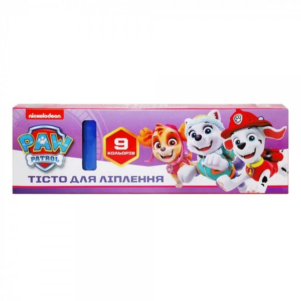 150381 Тісто для ліплення. Набір із 9 кольорів по 15 г. ТМ "PAW Patrol" (синій)