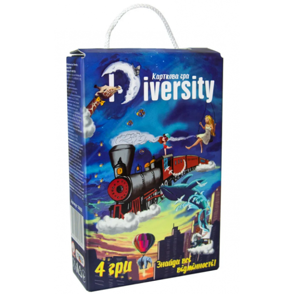 149201 Настільна гра 30869 (укр) "Diversity", в корці 18,7-12-4,5 см