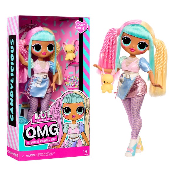 244599 Лялька L.O.L. SURPRISE! серії "O.M.G. Entry" – ЦУКЕРОЧКА