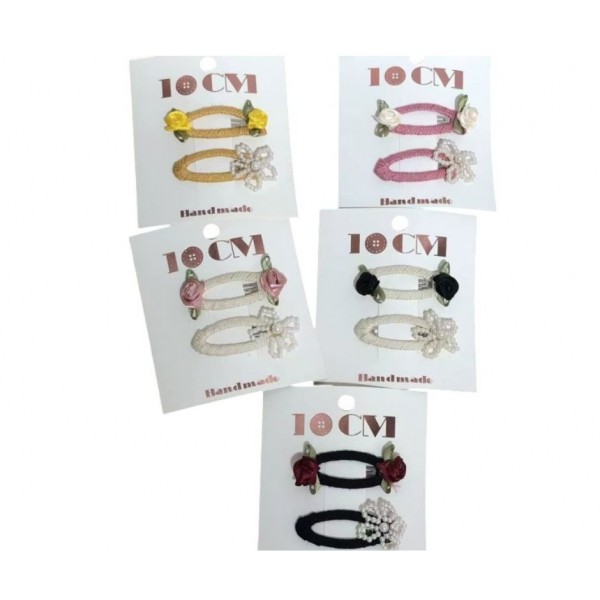 229838 Набір заколок FG241025032 набір 2 шт., лист, 8,5-12-1 см.