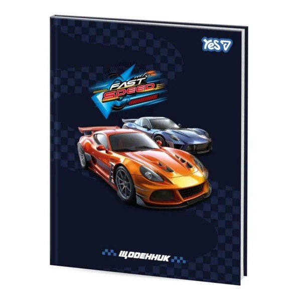 253685 Щоденник шкільний Yes Fast Speed твердий, A5, 40 аркушів