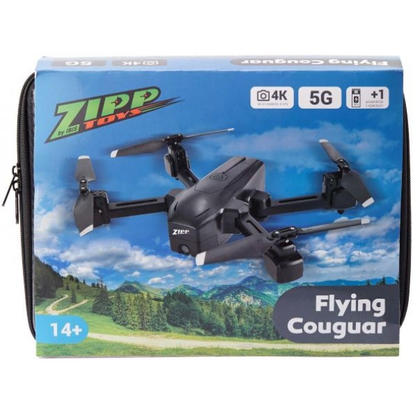 169699 Квадрокоптер ZIPP Toys Flying Сouguar з додатковим акумулятором к:чорний