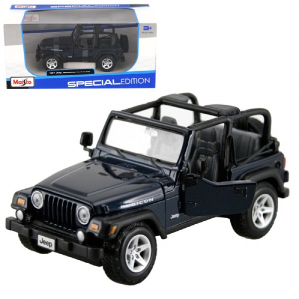 70676 Автомодель (1:24) Jeep Wrangler Rubicon синій