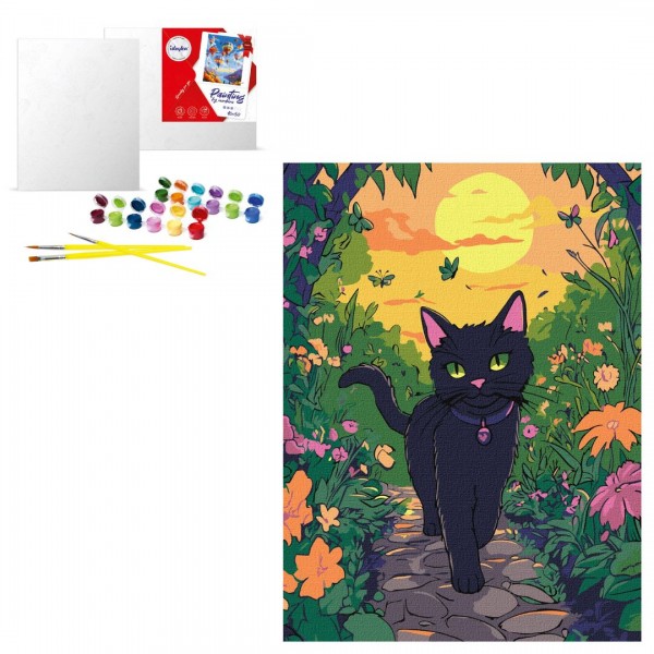 242983 KHO для дітей "Котик у саду" 30x40см