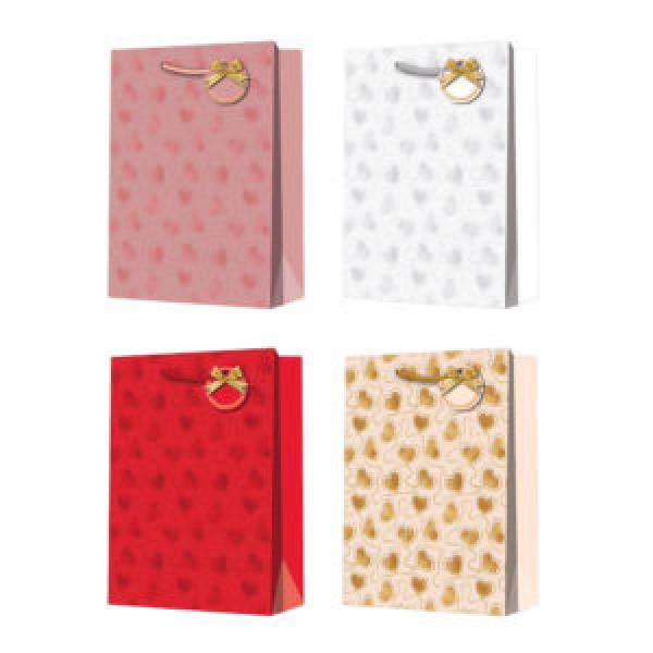 263141 Пакет подарунковий паперовий M "Love Bag" 26*32*10см