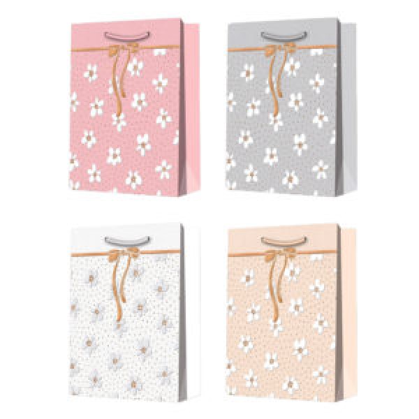 263143 Пакет подарунковий паперовий M "Daisy Bag" 26*32*10см