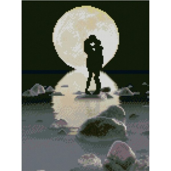 141999 Алмазна картина HX186 "У сяйві місяця", розміром 30х40 см