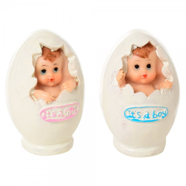 73050 Фігурка 17-121 пупс, в яйці, 4 шт. (2 види (хлопчик/дівчинка) в диспл., 11-10-9 см.